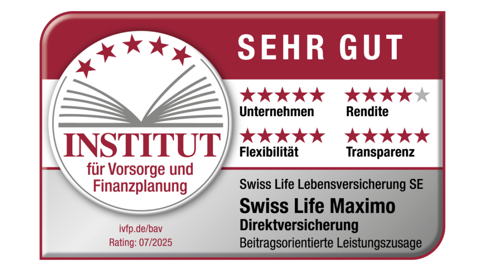 IVFP | Swiss Life Maximo Direktversicherung | Stand 07/2025