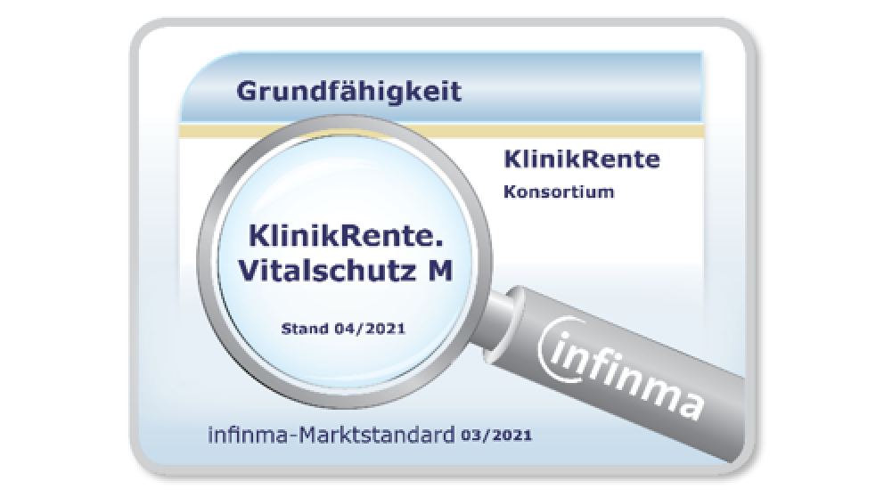 infinma GF-Marktstandards | KlinikRente.Vitalschutz M