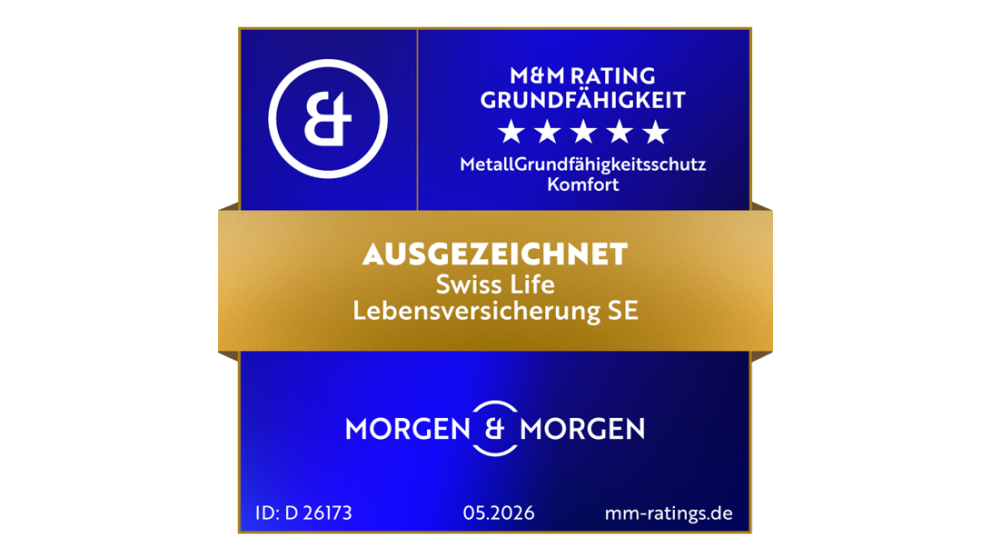 Morgen & Morgen | Rating MetallGrundfähigkeitsschutz Komfort, Stand 05/2026