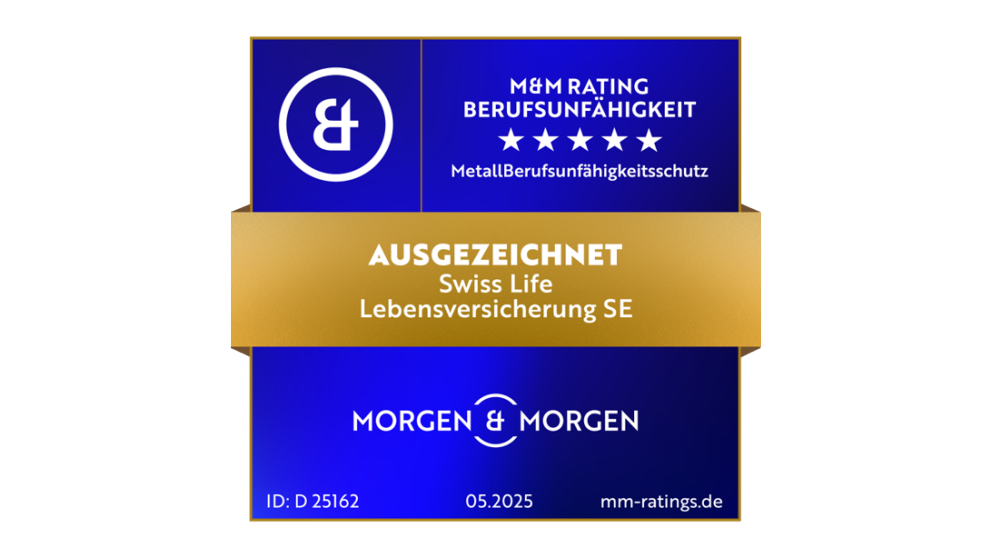 Morgen & Morgen | Rating MetallBerufsunfähigkeitsschutz, Stand 05/2023