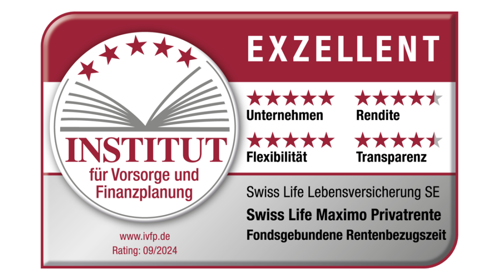 Swiss Life Maximo Privatrente | IVFP, Rating 05/2023