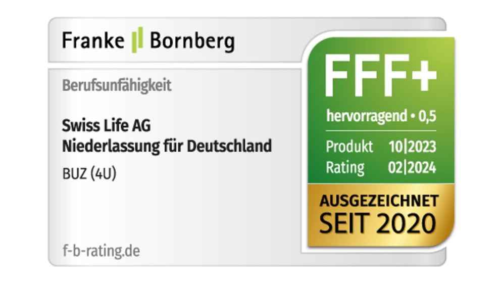 Franke und Bornberg | Rating BUZ, Baustein BUZ plus, Stand 07/2021