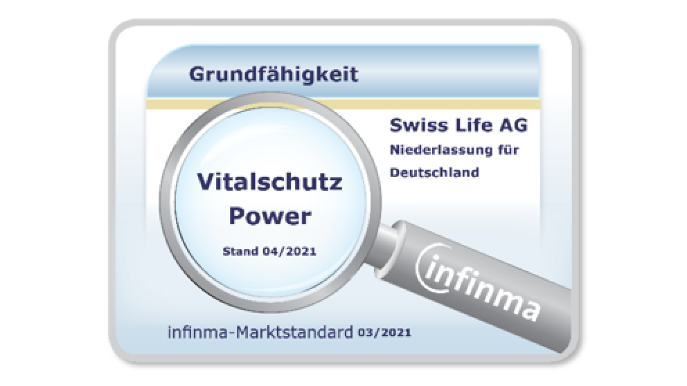 infinma GF-Marktstandards | Swiss Life Vitalschutz Power