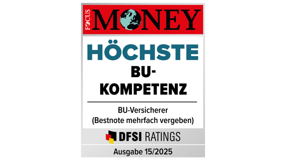 Focus Money | Höchste BU-Kompetenz (Bestnote mehrfach vergeben) | Ausgabe 15/2023