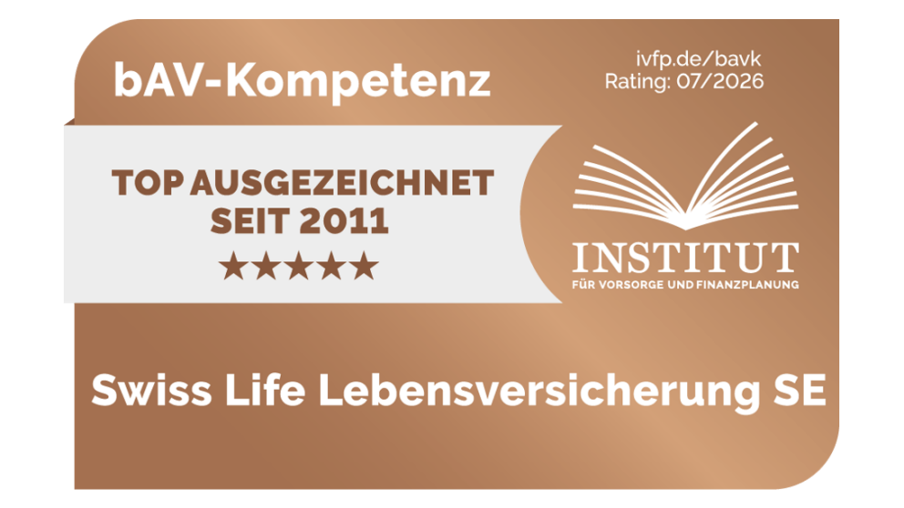 IVFP | Top Ausgezeichnet seit 2011 (bAV- Kompetenz) | Stand 07/2026