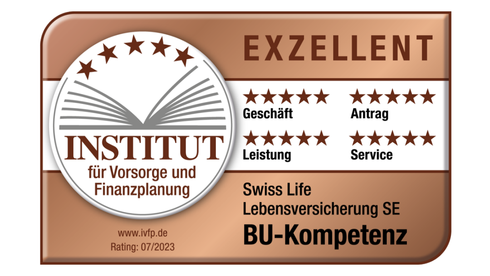 Swiss Life BU-Kompetenz | IVFP, Rating 07/2023