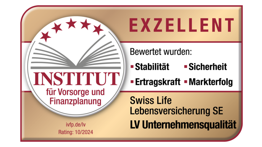 Swiss Life AG LV Unternehmensqualität | IVFP, Rating 12/2022