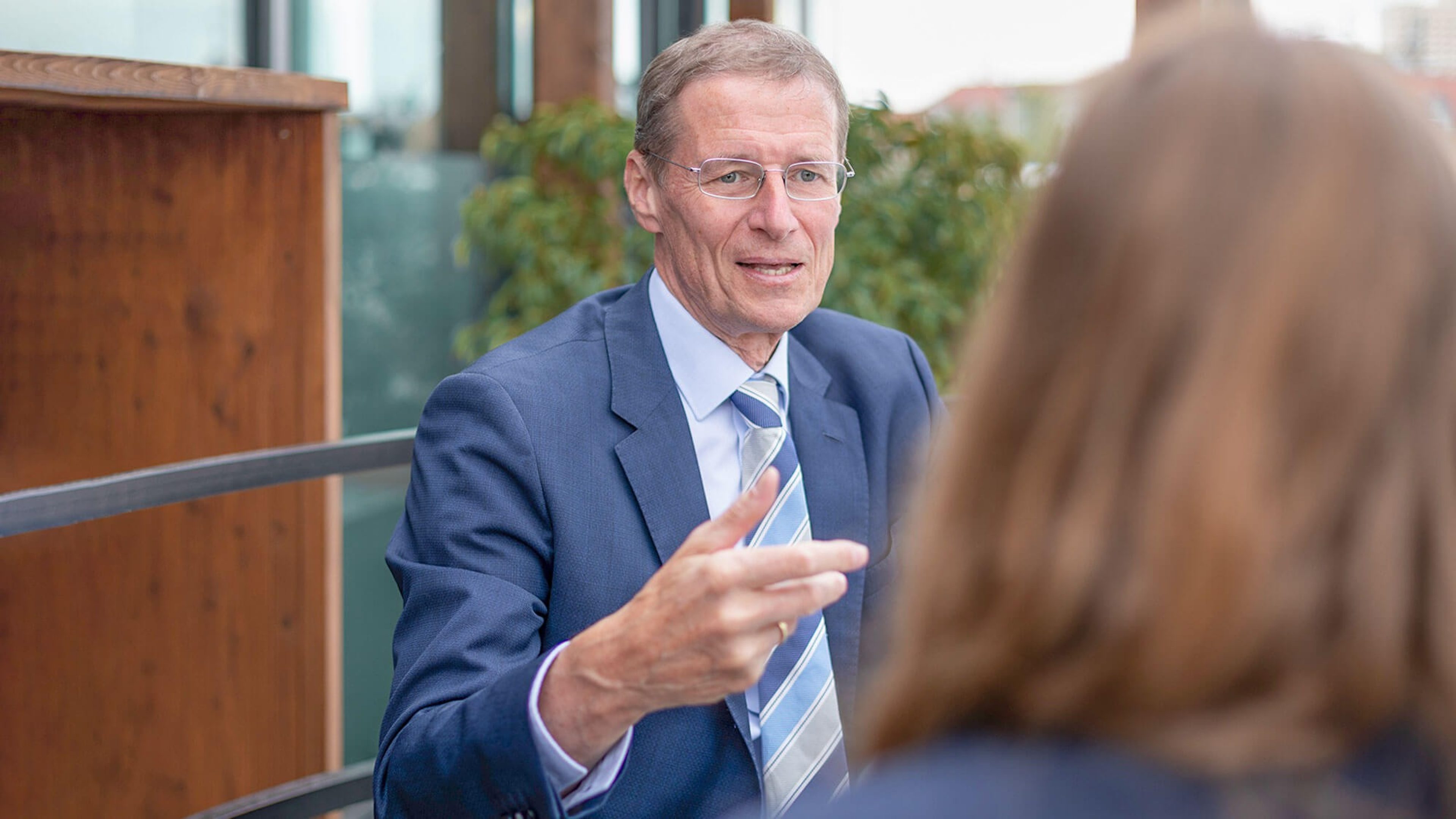 Prof. Ulrich Hegerl im Gespräch