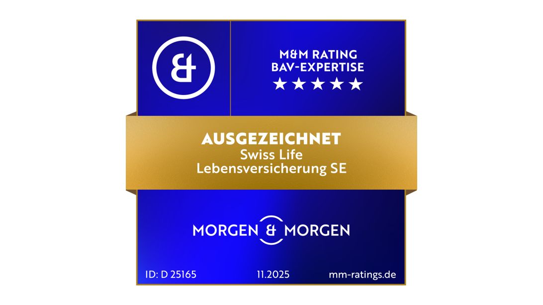 Morgen & Morgen | M&M Rating bAV-Expertise | 5 Sterne (Ausgezeichnet), Stand 11.2025