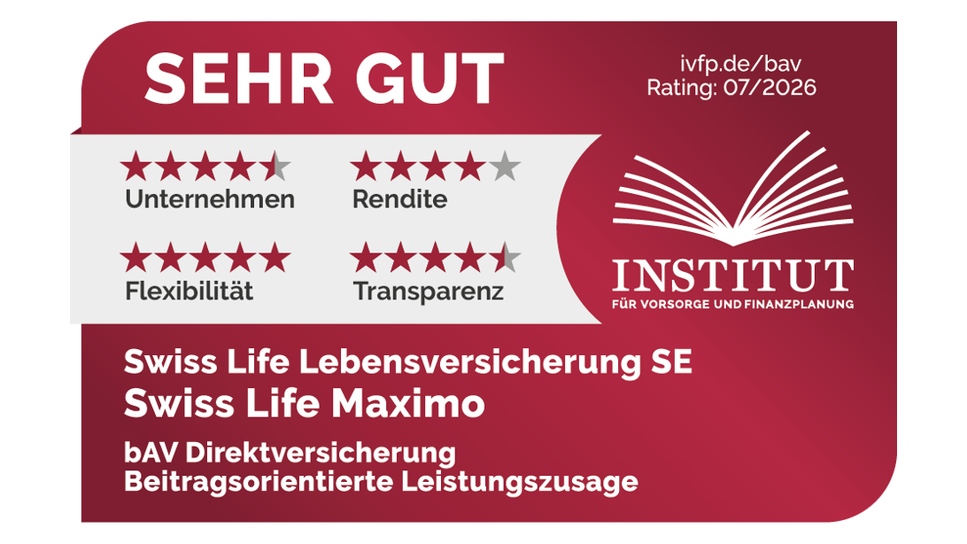 IVFP | Swiss Life Maximo Direktversicherung | Stand 07/2026