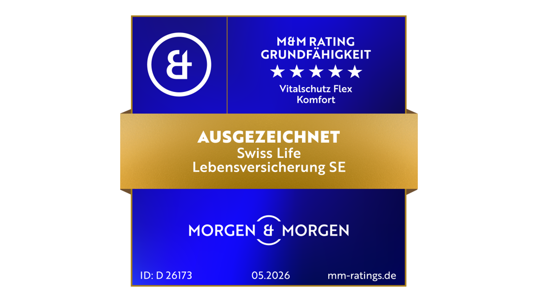Morgen & Morgen | Rating AKS Vitalschutz Flex Komfort, Stand 05/2026