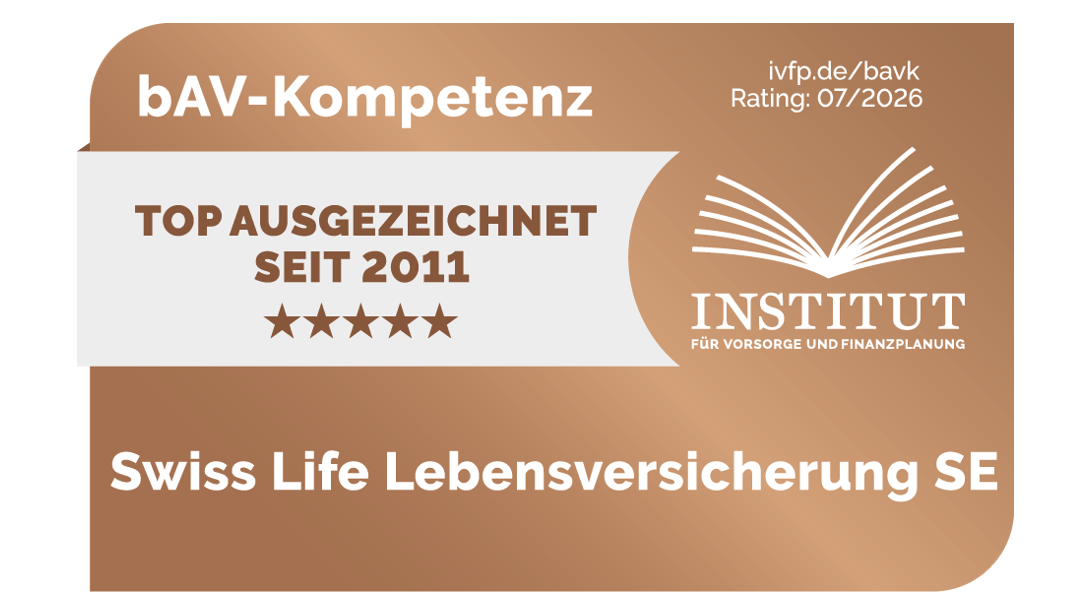 IVFP | Top Ausgezeichnet seit 2011 (bAV- Kompetenz) | Stand 07/2026