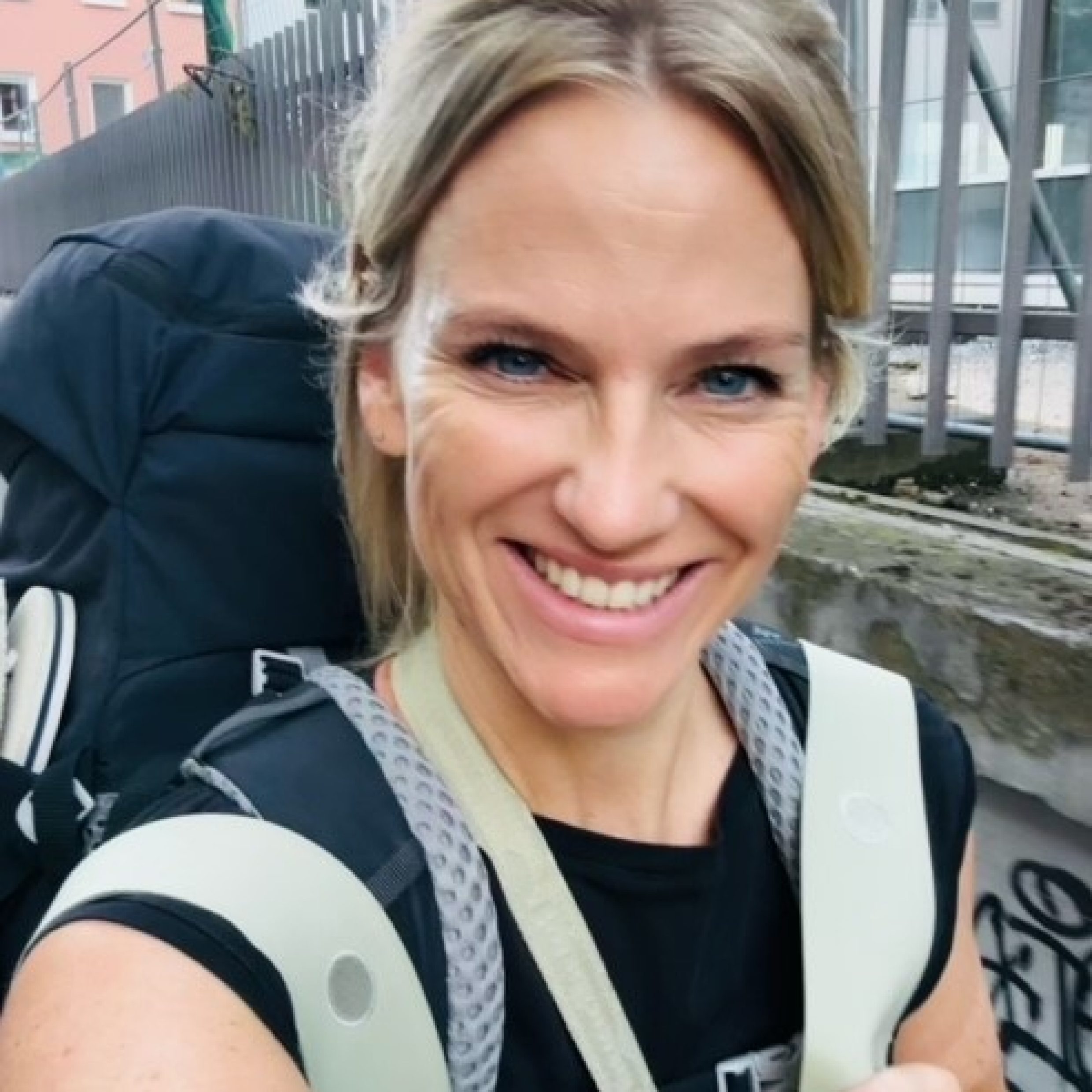 Auf dem Weg zum Flughafen