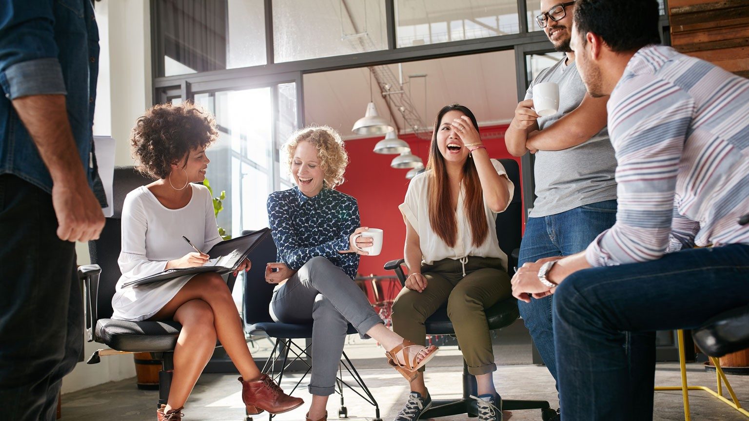 Start-up beim Brainstorming